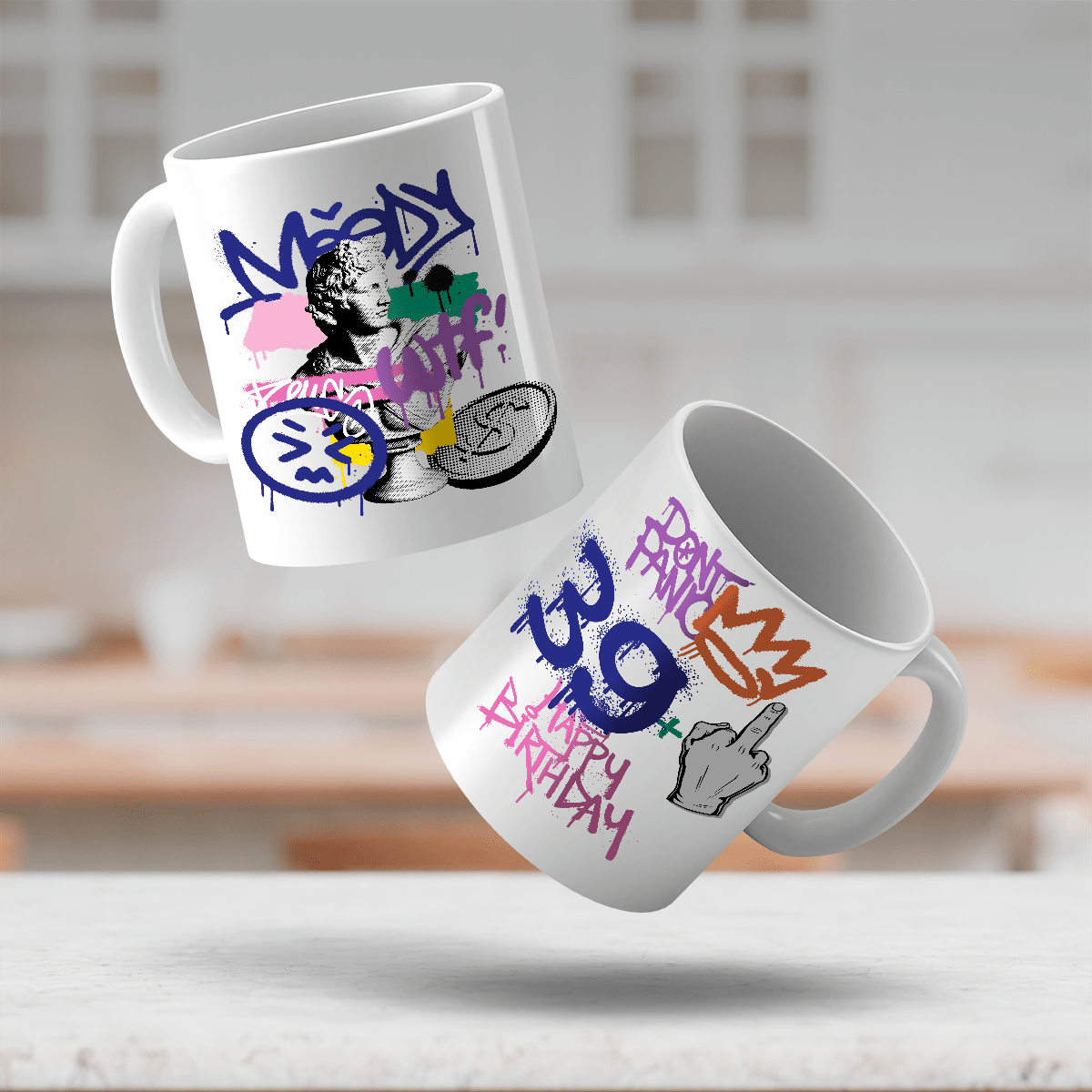 Urodzinowy design - 1x Kubek z nadrukiem, spersonalizowany prezent dla niego - Adamell.pl