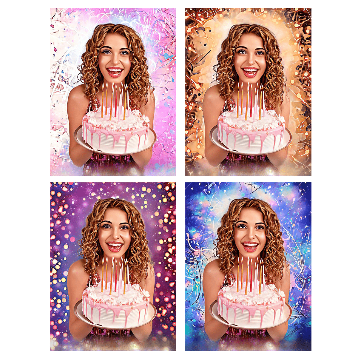 Urodziny - plakat, spersonalizowany prezent dla niej - Adamell.pl