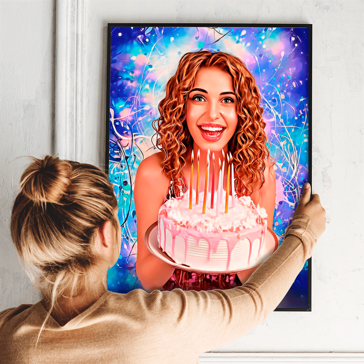 Urodziny - plakat, spersonalizowany prezent dla niej - Adamell.pl