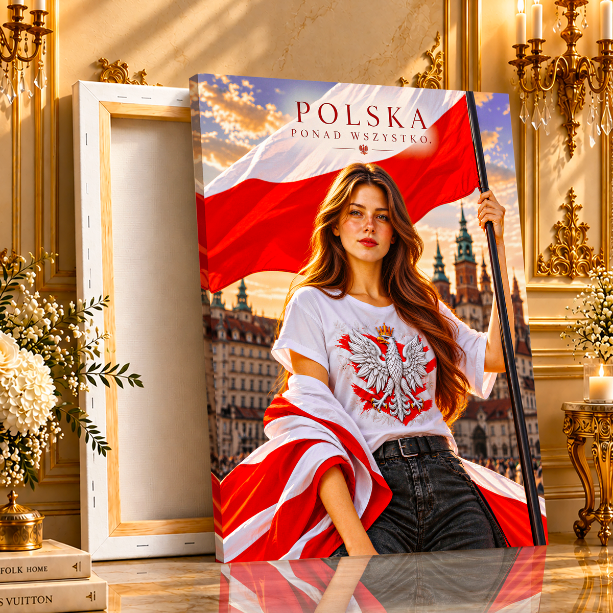 Polska Dusza – Portret na płótnie dla Niej