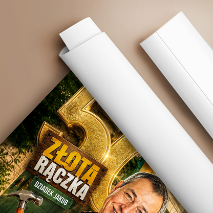Złota Rączka: Prezent dla Dziadka – Personalizowany plakat na urodziny