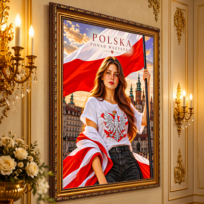 Polska Dusza – Portret na płótnie dla Niej