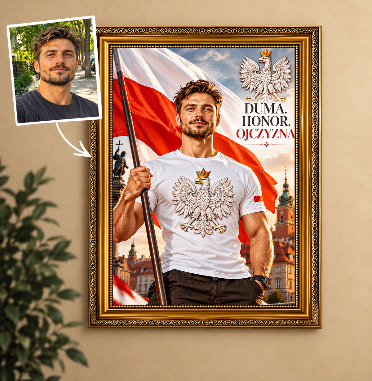 Duma i Honor – Portret na płótnie dla Niego