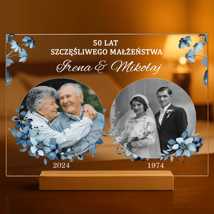 Wspólne lata - Druk na szkle, spersonalizowany prezent - Adamell.pl