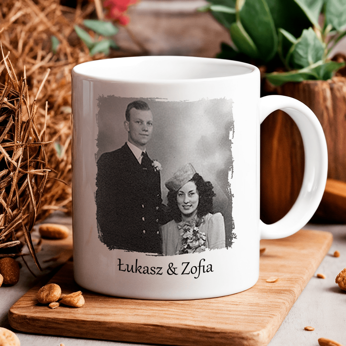 Wspólne lata razem - Kubek z nadrukiem, spersonalizowany prezent dla pary - Adamell.pl