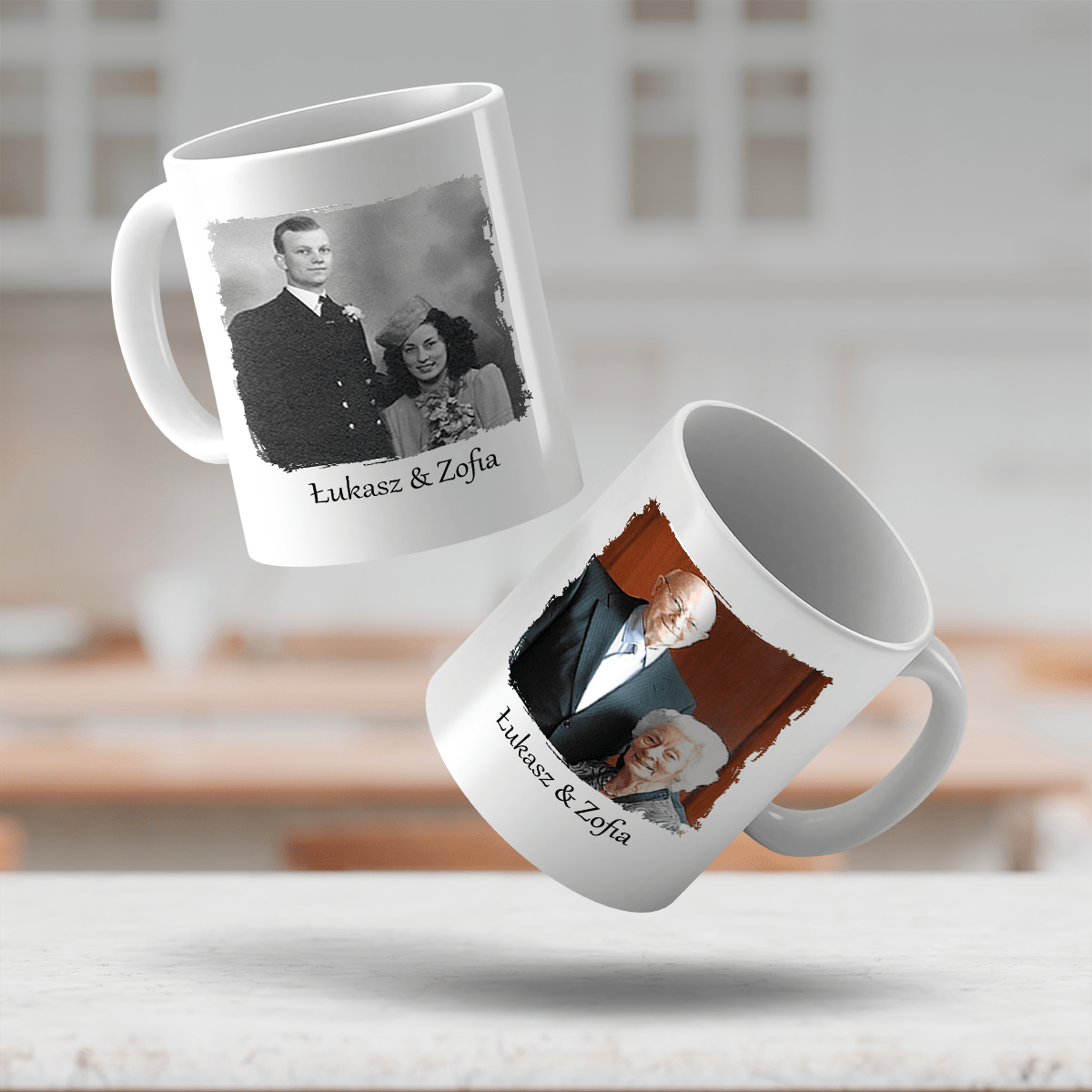 Wspólne lata razem - Kubek z nadrukiem, spersonalizowany prezent dla pary - Adamell.pl