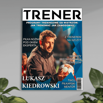 Wyjątkowy trener - plakat, spersonalizowany prezent dla mężczyzny - Adamell.pl