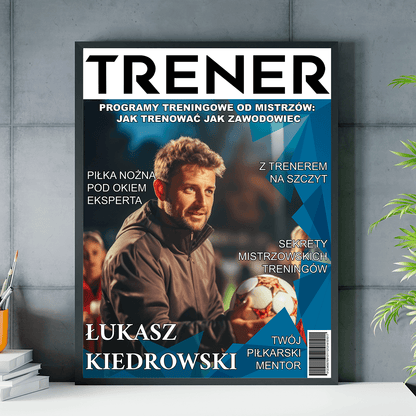 Wyjątkowy trener - plakat, spersonalizowany prezent dla mężczyzny - Adamell.pl