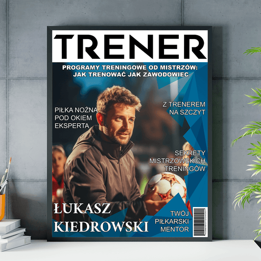 Wyjątkowy trener - plakat, spersonalizowany prezent dla mężczyzny - Adamell.pl