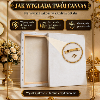 Kolaż ze zdjęć na płótnie Siedem dekad — prezent na 70 urodziny