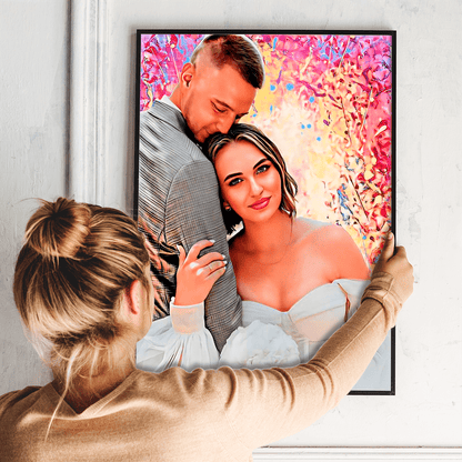 Z okazji ślubu - plakat, spersonalizowany prezent dla pary - Adamell.pl