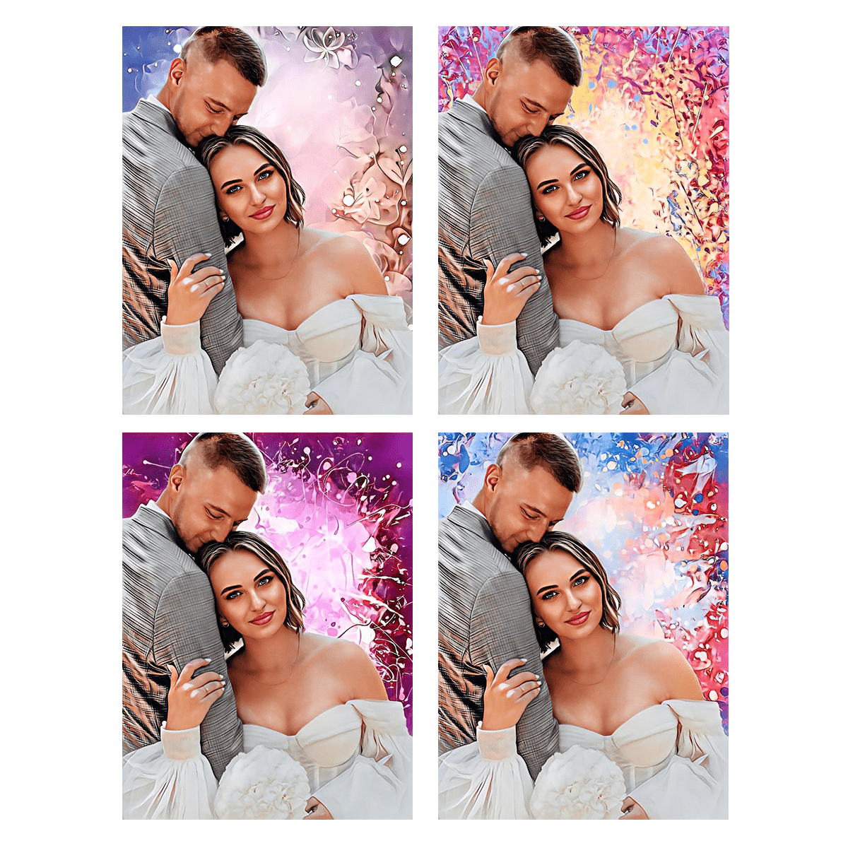 Z okazji ślubu - plakat, spersonalizowany prezent dla pary - Adamell.pl