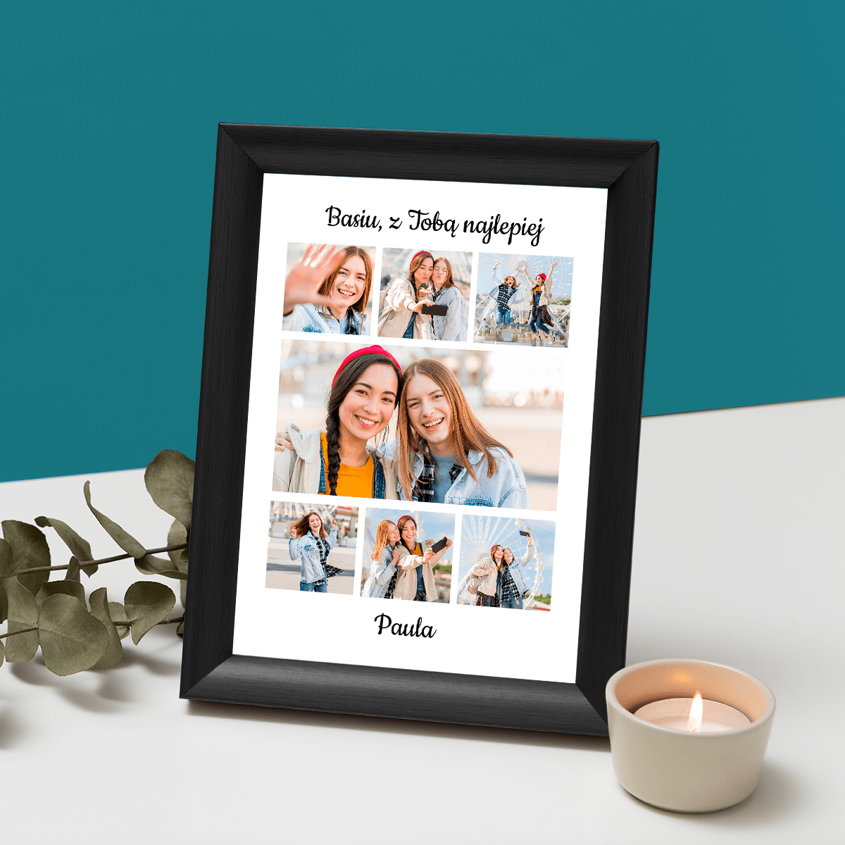 Z Tobą najlepiej - Druk na szkle, spersonalizowany prezent - Adamell.pl