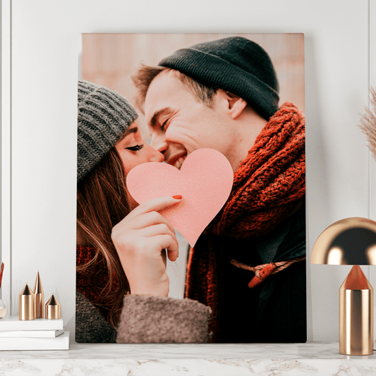 Zakochani fotografia - druk na płótnie, spersonalizowany prezent dla niej - Adamell.pl