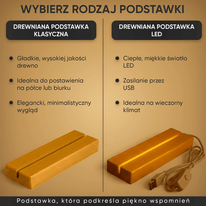 Zakochani o zachodzie słońca - Druk na szkle, spersonalizowany prezent - Adamell.pl