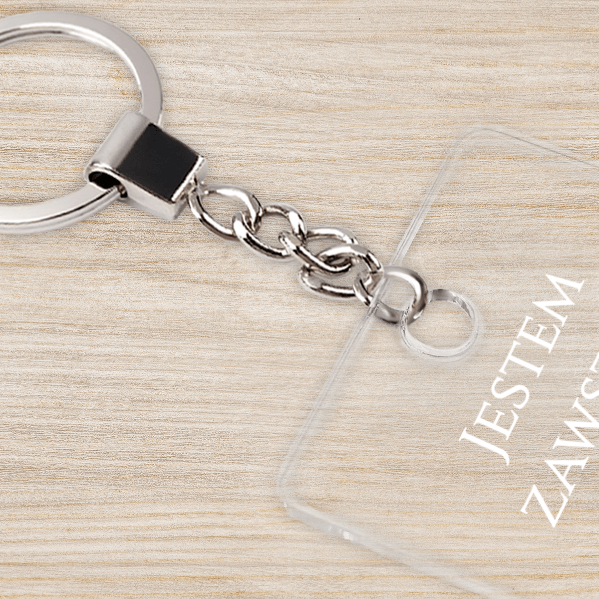 Zawsze z Tobą - brelok do kluczy, spersonalizowany prezent dla niego - Adamell.pl