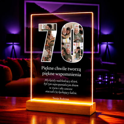 Zdjęcie na szkle akrylowym jednym kadrem prezent na urodziny - Adamell.pl