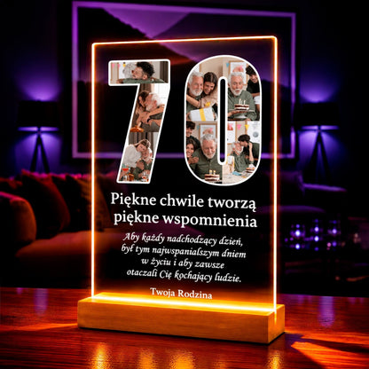 Zdjęcie na szkle akrylowym w prostej oprawie prezent na urodziny - Adamell.pl