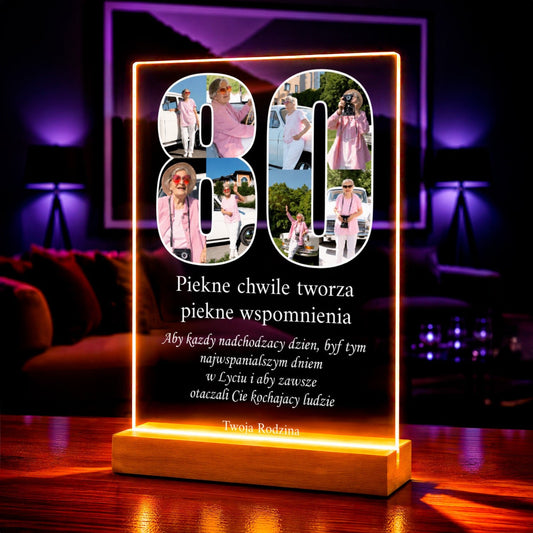 Zdjęcie na szkle akrylowym w subtelnym ujęciu prezent na urodziny - Adamell.pl