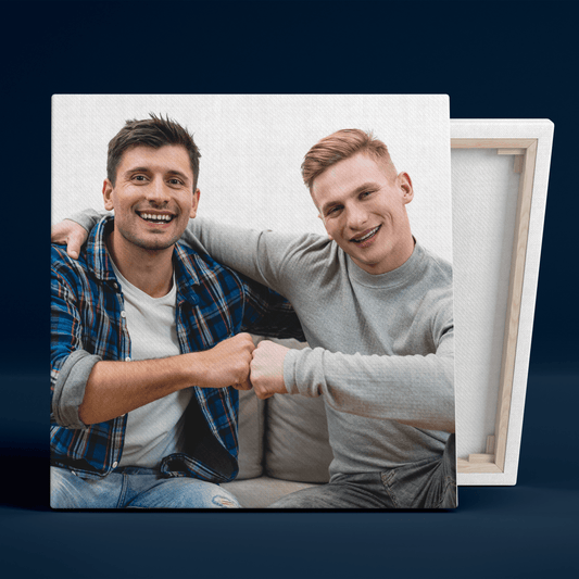 Zdjęcie przyjaciół - druk na płótnie, spersonalizowany prezent dla przyjaciela - Adamell.pl