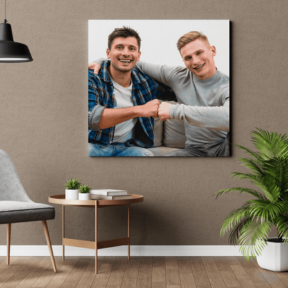 Zdjęcie przyjaciół - druk na płótnie, spersonalizowany prezent dla przyjaciela - Adamell.pl