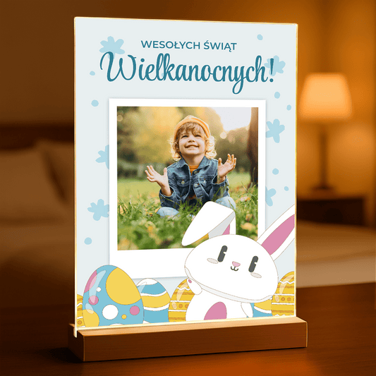 Zdjęcie wielkanocne - Druk na szkle, spersonalizowany prezent dla dziecka - Adamell.pl
