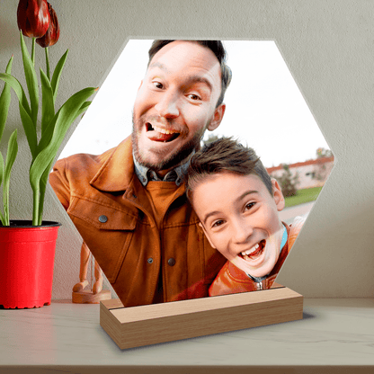 Zdjęcie z wujkiem - Druk na szkle, spersonalizowany prezent dla wujka - Adamell.pl