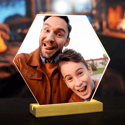 Zdjęcie z wujkiem - Druk na szkle, spersonalizowany prezent dla wujka - Adamell.pl