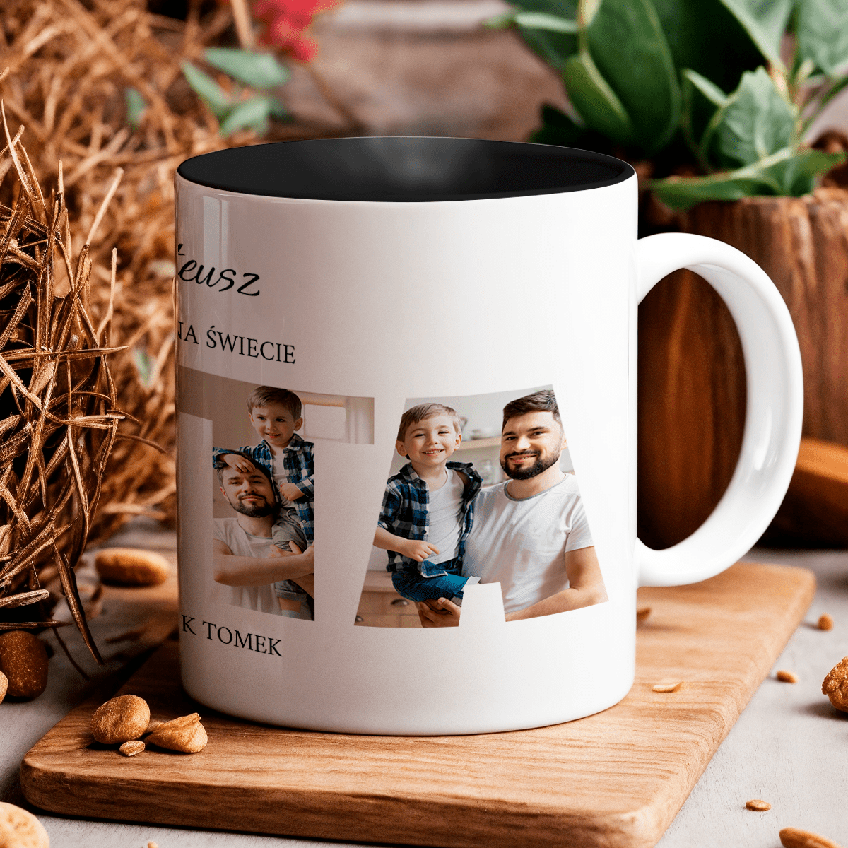 Zestaw MAMA & TATA - 4 x kubek z nadrukiem, spersonalizowany prezent dla rodziców - Adamell.pl