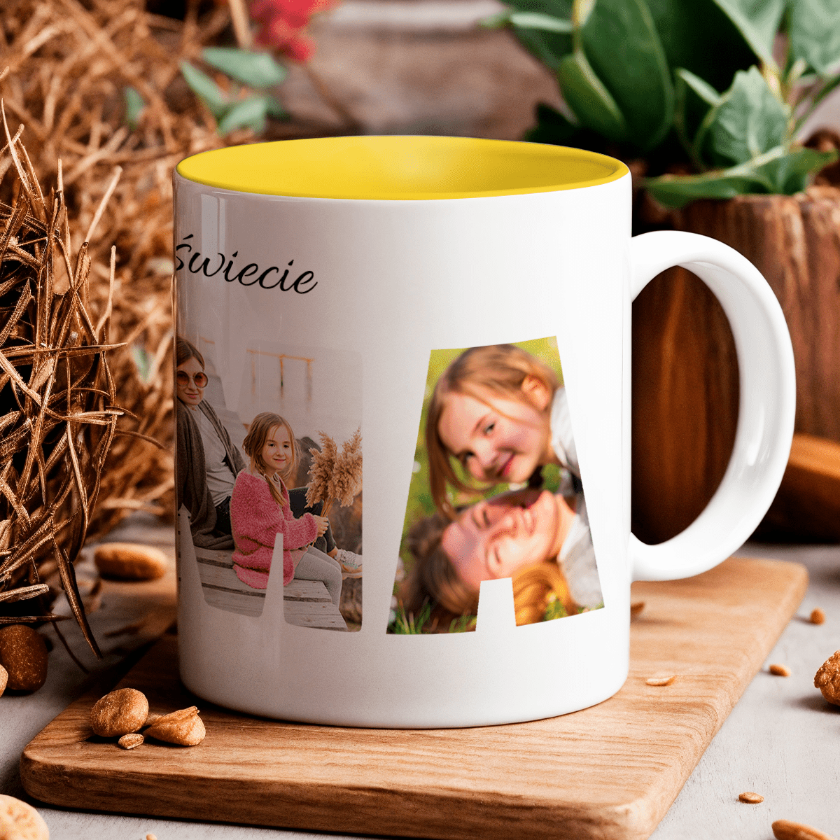 Zestaw MAMA & TATA - 4 x kubek z nadrukiem, spersonalizowany prezent dla rodziców - Adamell.pl