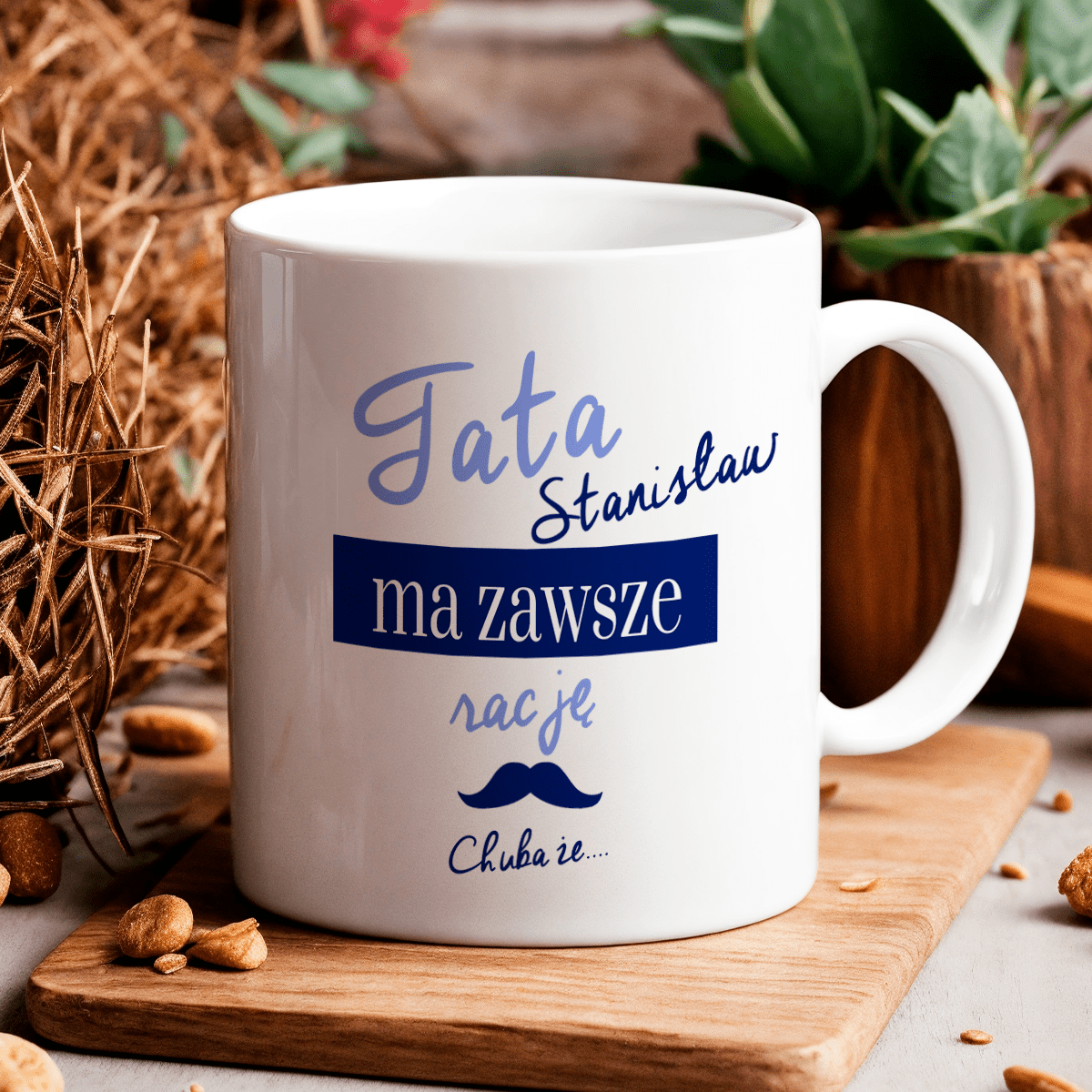 Zestaw MAMA & TATA - 4 x kubek z nadrukiem, spersonalizowany prezent dla rodziców - Adamell.pl