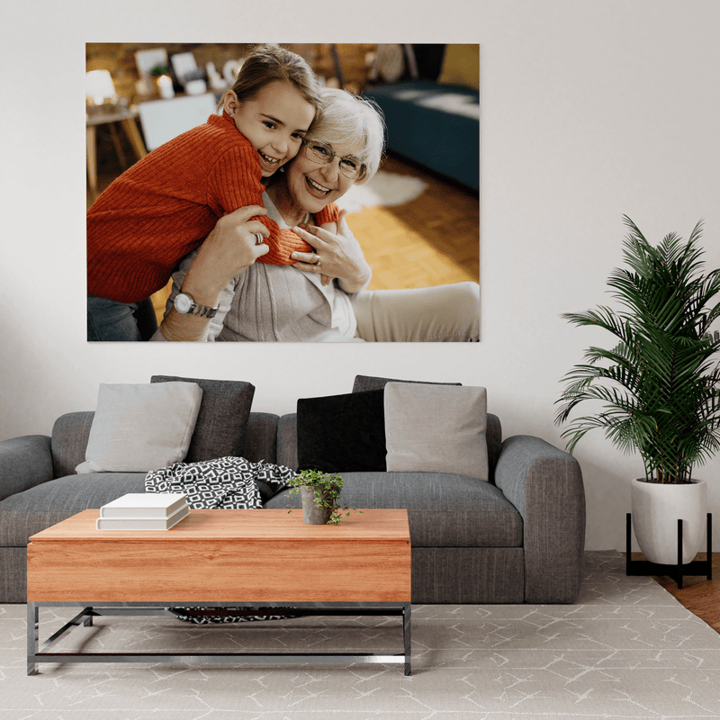 Babcia i wnuczka zdjęcie - druk na płótnie, spersonalizowany prezent dla babci - Adamell.pl