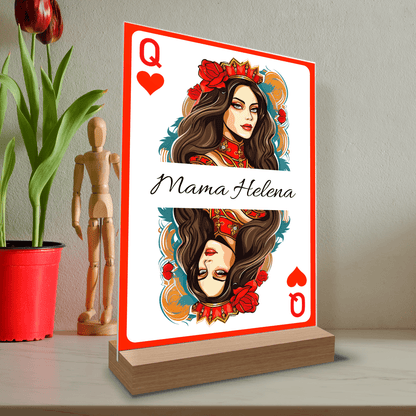 Dama Kier - Druk na szkle, spersonalizowany prezent dla mamy - Adamell.pl