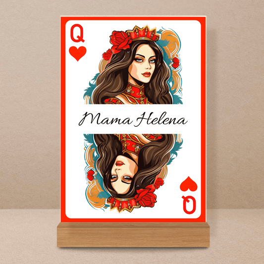 Dama Kier - Druk na szkle, spersonalizowany prezent dla mamy - Adamell.pl