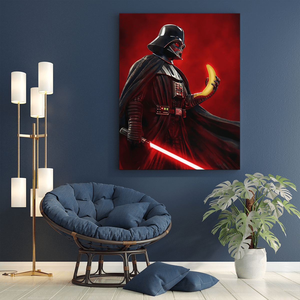 Darth Vader - druk na płótnie, spersonalizowany prezent dla niego - Adamell.pl