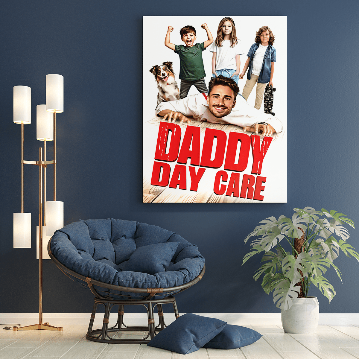 Day Care - druk na płótnie, spersonalizowany prezent dla taty - Adamell.pl