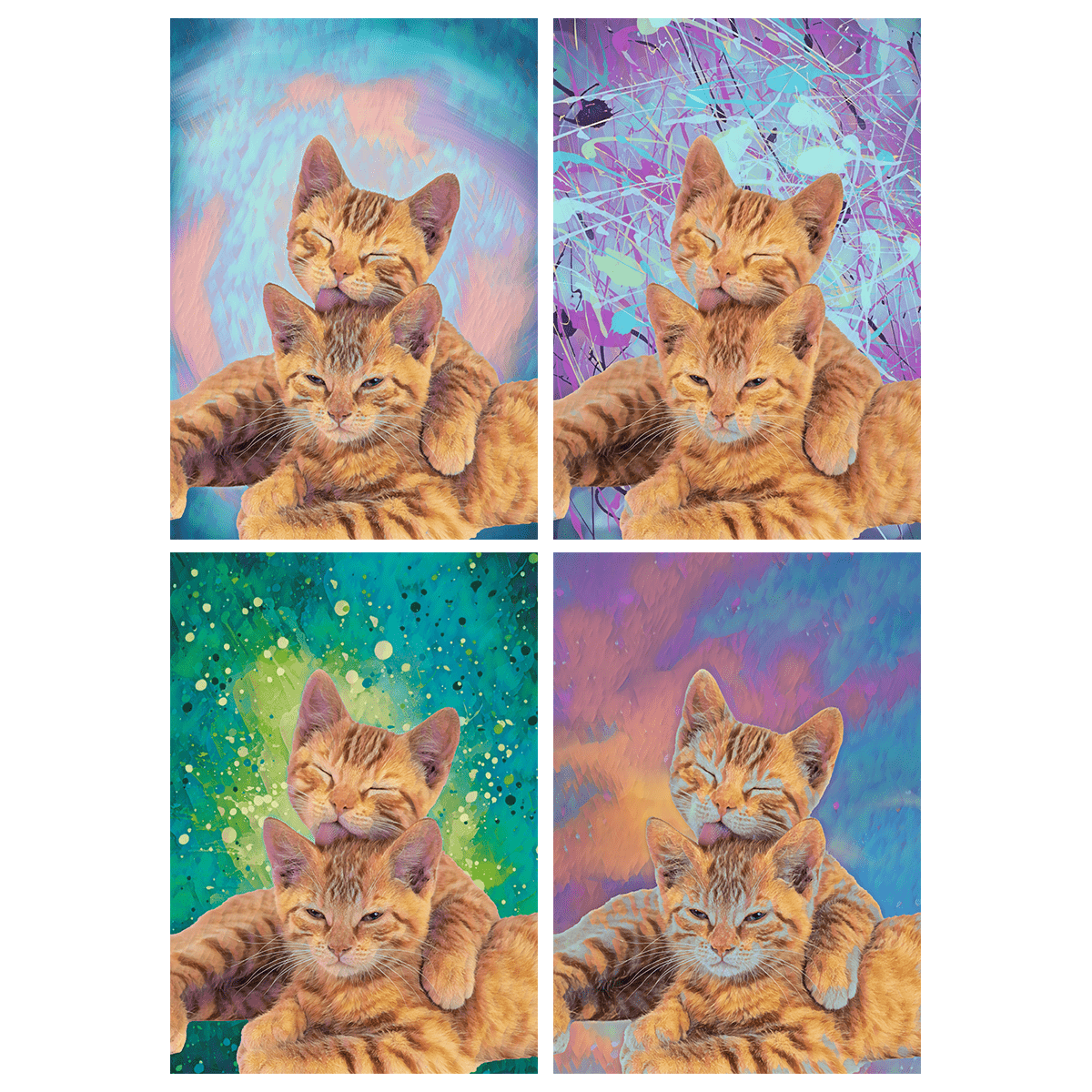 Dla miłośników kotów - druk na płótnie, spersonalizowany prezent - Adamell.pl