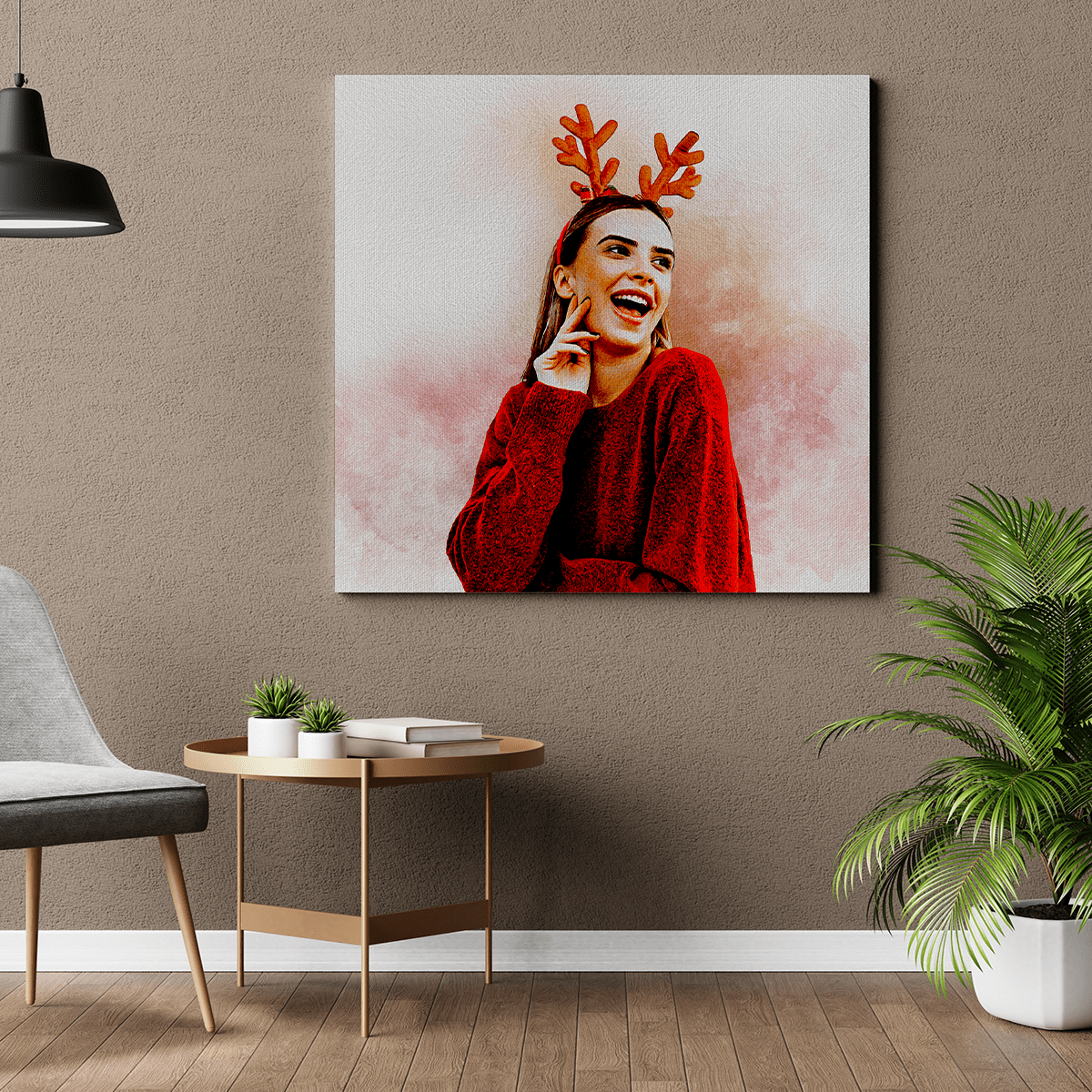 Dla mojej przyjaciółki - druk na płótnie, spersonalizowany prezent dla przyjaciółki - Adamell.pl