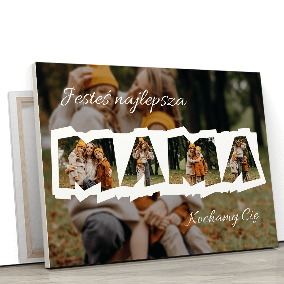 Dla naszej mamy - druk na płótnie, spersonalizowany prezent dla mamy - Adamell.pl