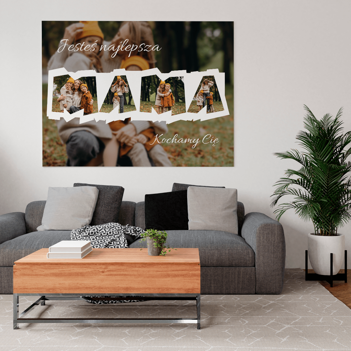 Dla naszej mamy - druk na płótnie, spersonalizowany prezent dla mamy - Adamell.pl