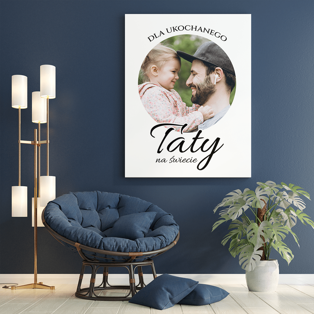 Dla ukochanego taty - druk na płótnie, spersonalizowany prezent dla taty - Adamell.pl