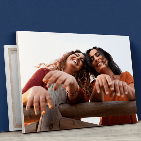 Dwie przyjaciółki - druk na płótnie, spersonalizowany prezent dla przyjaciółki - Adamell.pl