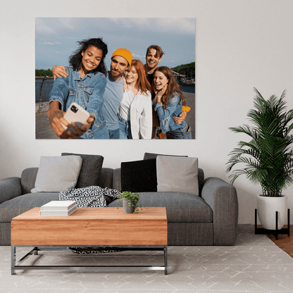 Fotografia przyjaciele - druk na płótnie, spersonalizowany prezent dla przyjaciela - Adamell.pl