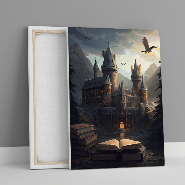 Hogwart - druk na płótnie, spersonalizowany prezent - Adamell.pl