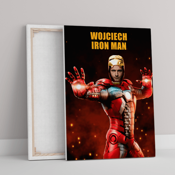 Iron Man - druk na płótnie, spersonalizowany prezent dla niego - Adamell.pl