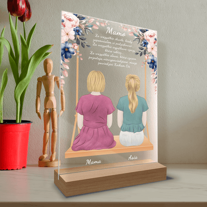 Kocham Cię, mamo - Druk na szkle, spersonalizowany prezent dla mamy - Adamell.pl - Wyjątkowe Prezenty