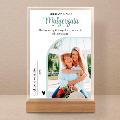 Kochana Mamo! - Druk na szkle, spersonalizowany prezent dla mamy - Adamell.pl