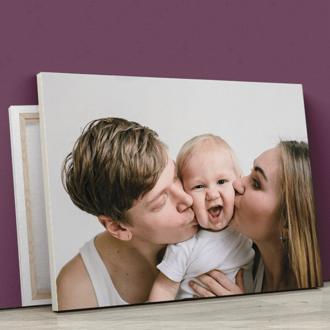Kochani rodzice fotoobraz - druk na płótnie, spersonalizowany prezent - Adamell.pl