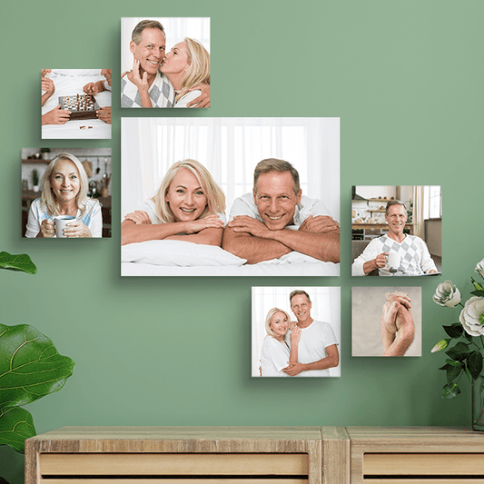 Kolaż z fotografii - druk na płótnie, spersonalizowany prezent - Adamell.pl