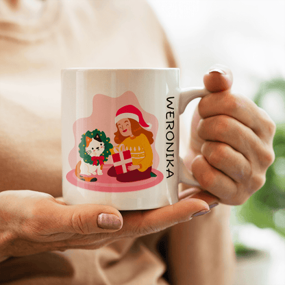 Ktoś wyjątkowy - 1x Kubek z nadrukiem, spersonalizowany prezent dla siostry - Adamell.pl